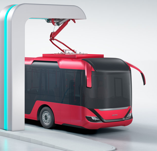 Vector Simplifies the Loading of E-Commercial Vehicles via Pantographs